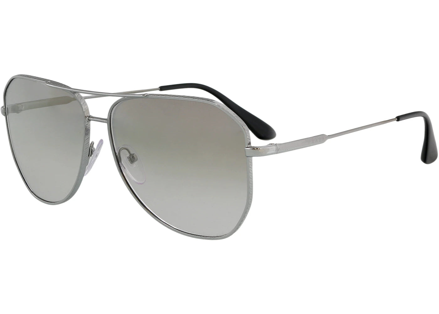 Prada Round Sunglasses Silver (0PR 63XS 5AV09G61)