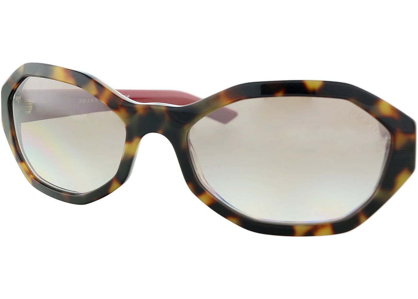 Prada Round Sunglasses Tortoise/Red (0PR 20VS 5144O0)