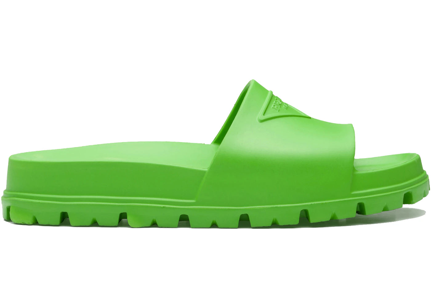 Prada Rubber Slides Apple Green (Men's)
