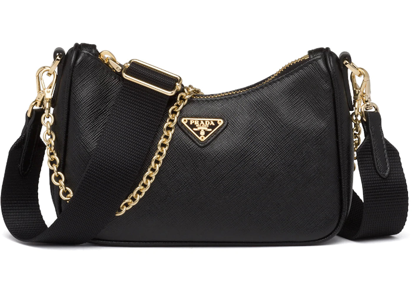 Prada Saffiano Leather Bag Mini Black