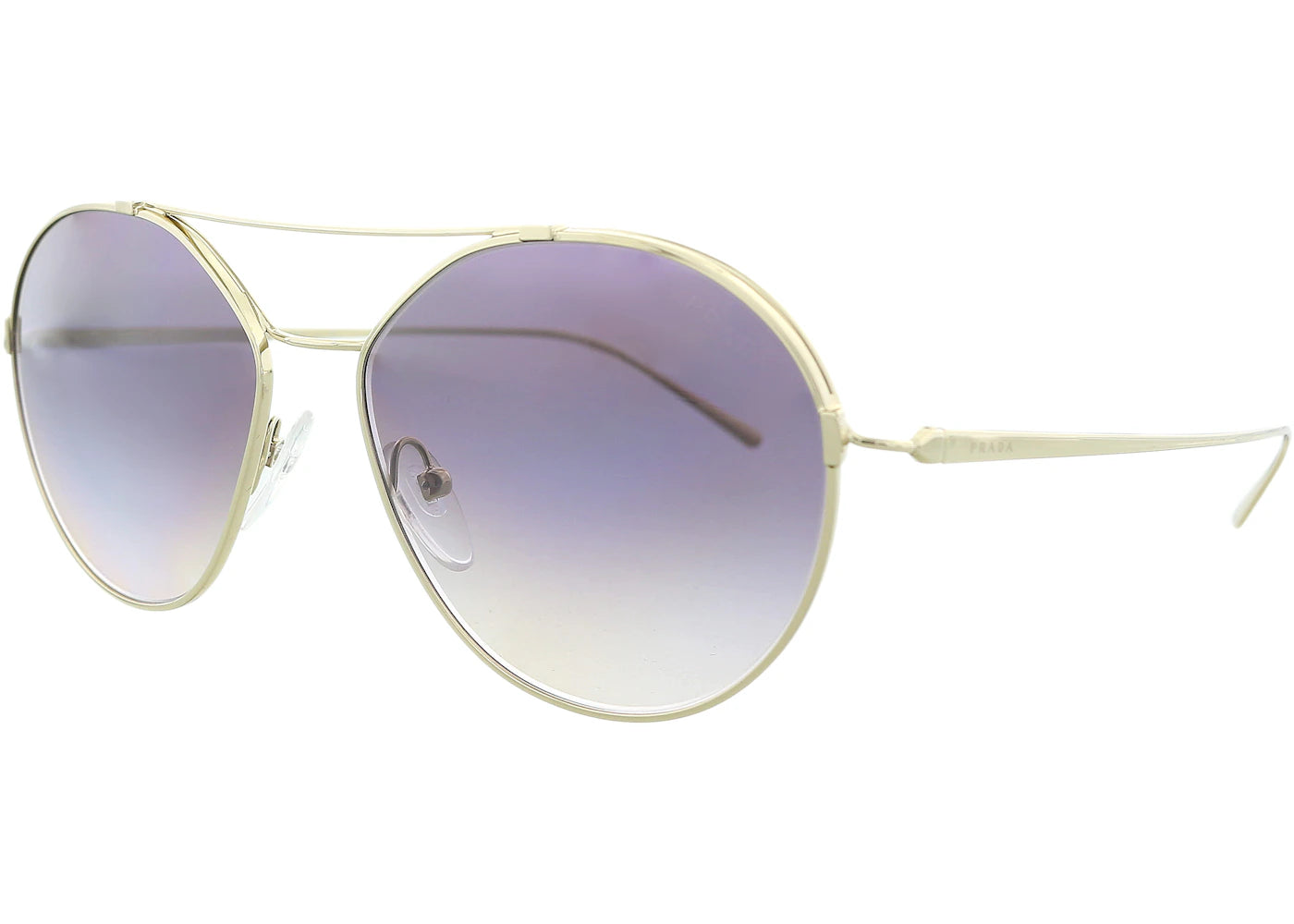 Prada Shield Sunglasses Gold (0PR 56US ZVNNJ0)