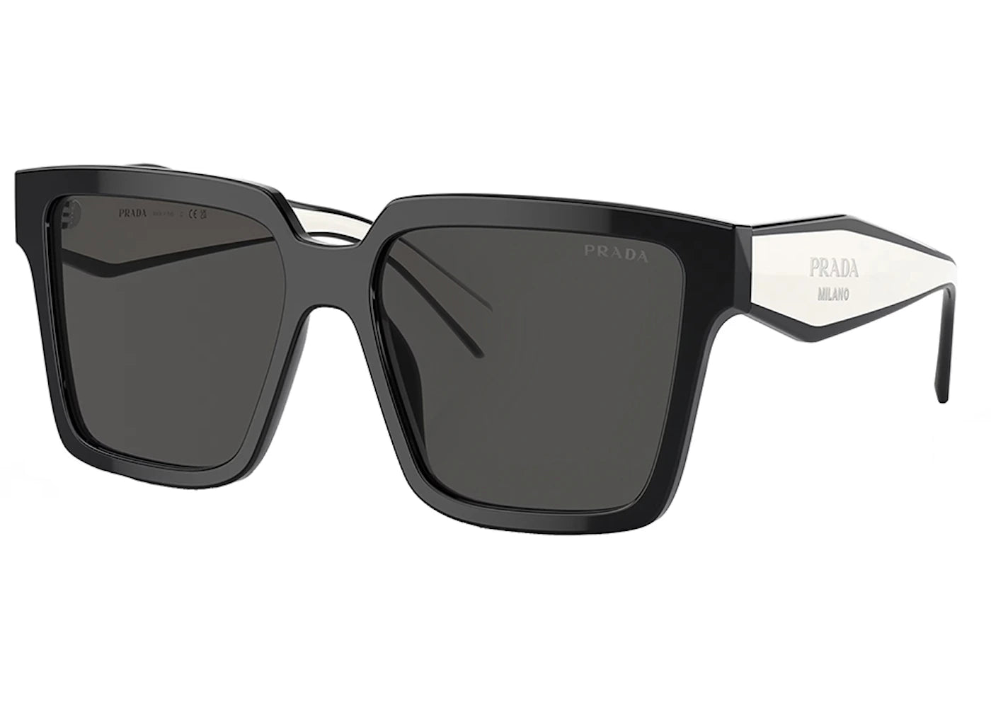 Prada Square Sunglasses Black (PR_24ZS_1AB5S0_56mm)
