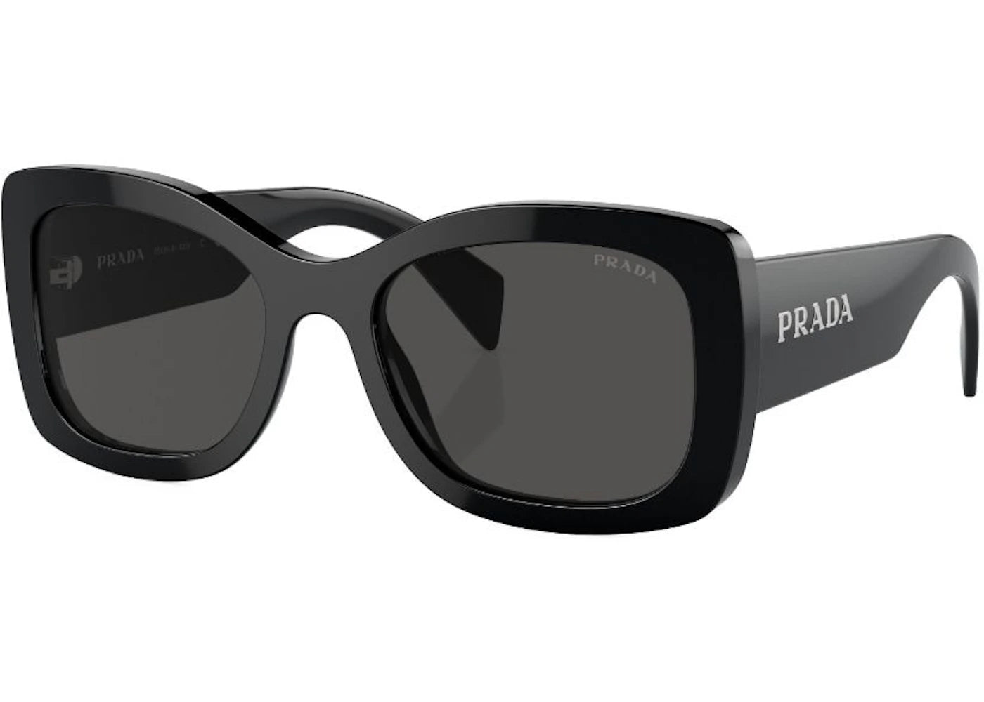 Prada Square Sunglasses Black (SPR A08 1AB-5S0)