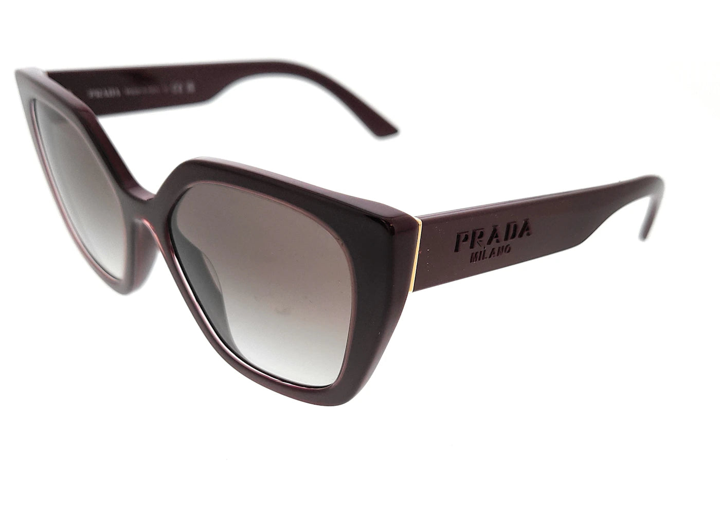Prada Square Sunglasses Bordeaux/Red (0PR 24XS UAN0A7)