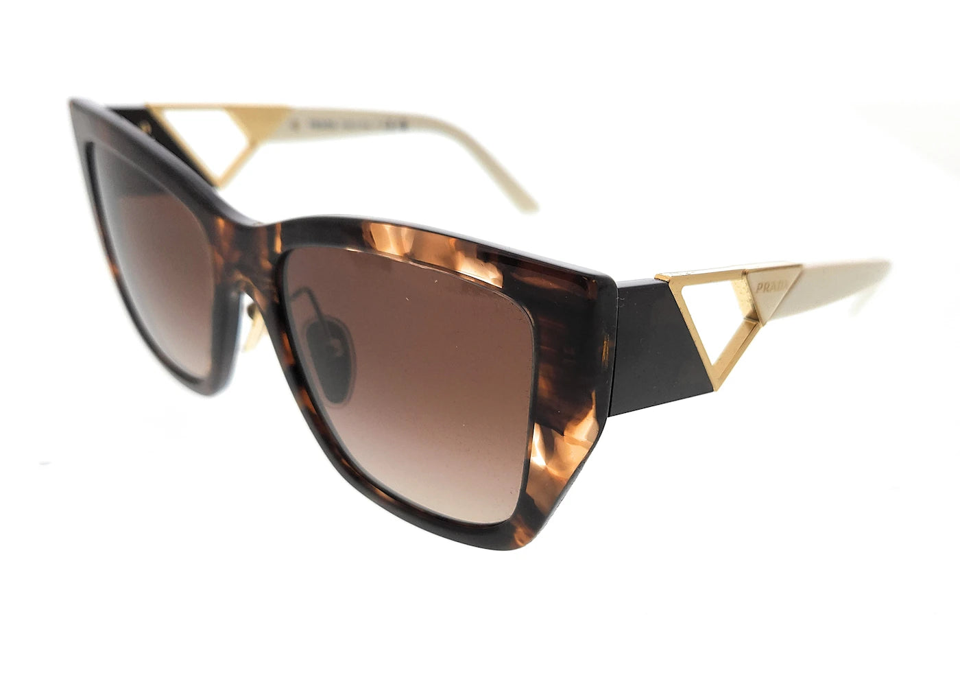 Prada Square Sunglasses Caramel Tortoise (0PR 21YS 07R6S1)