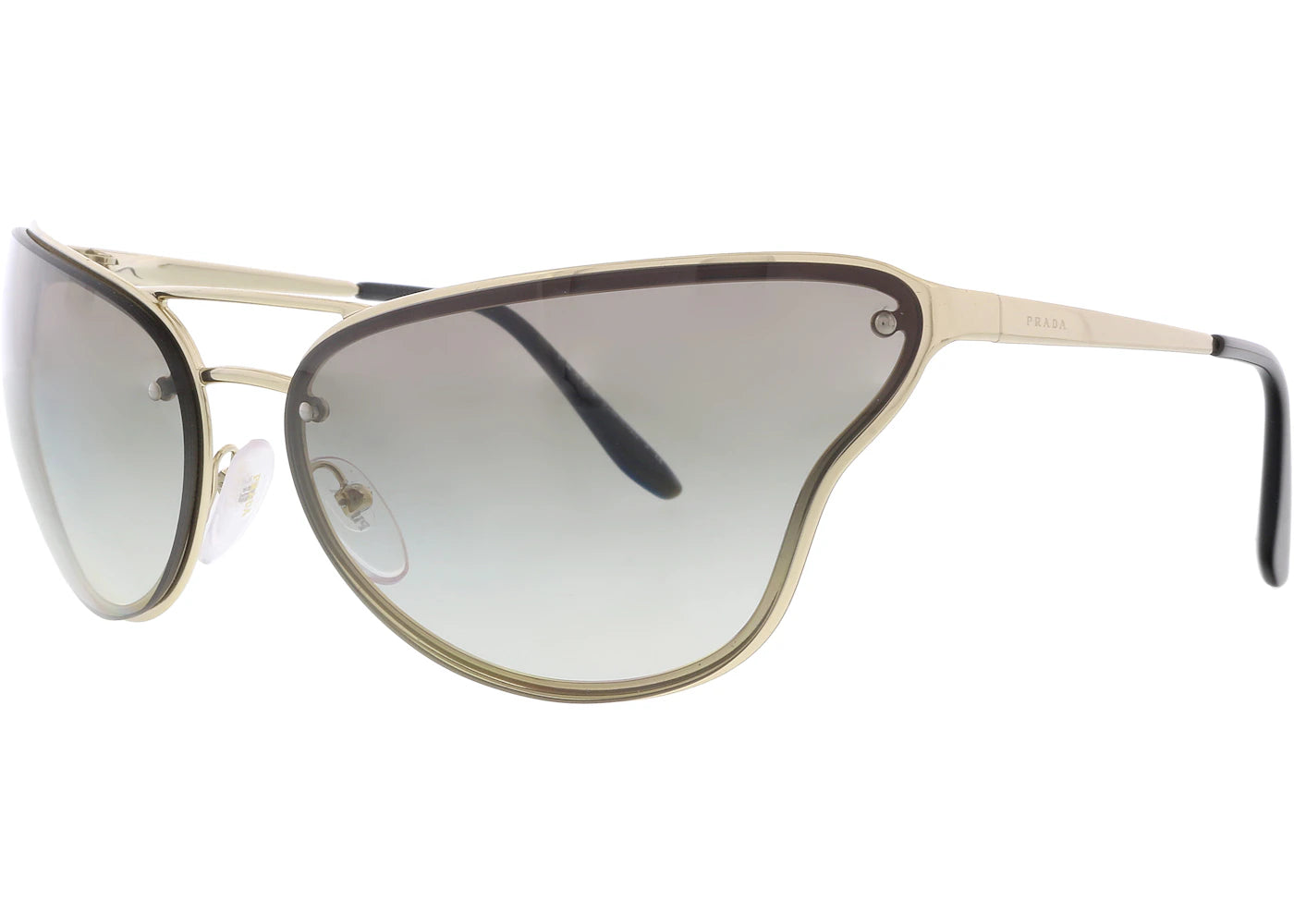 Prada Square Sunglasses Light Gold (0PR 74VS ZVN0A7)