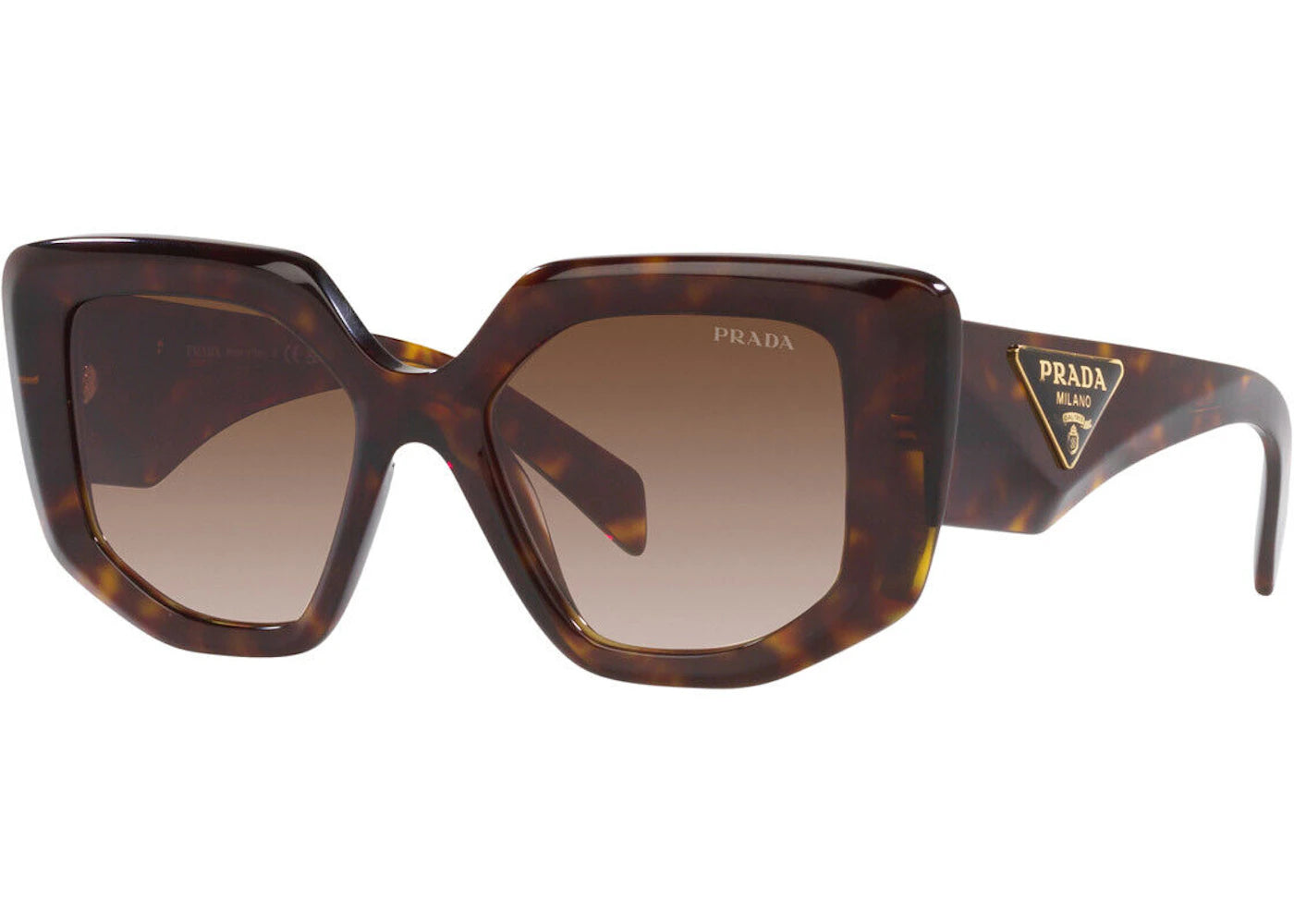Prada Square Sunglasses Tortise (PR14ZSF-2AU6S1-52)