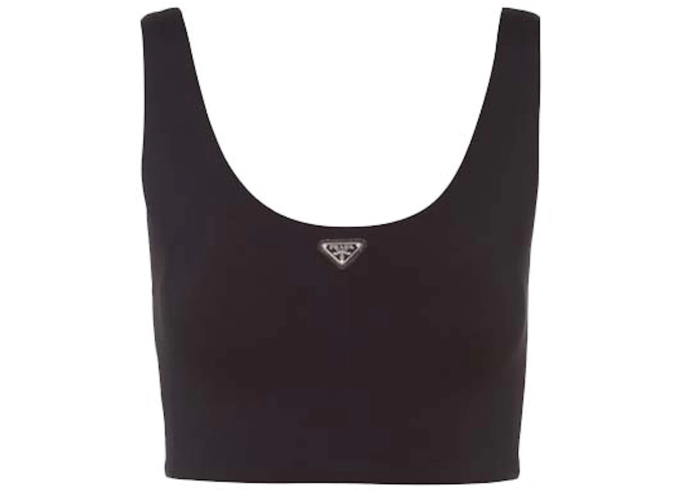 Prada Stretch Jersey Top Black