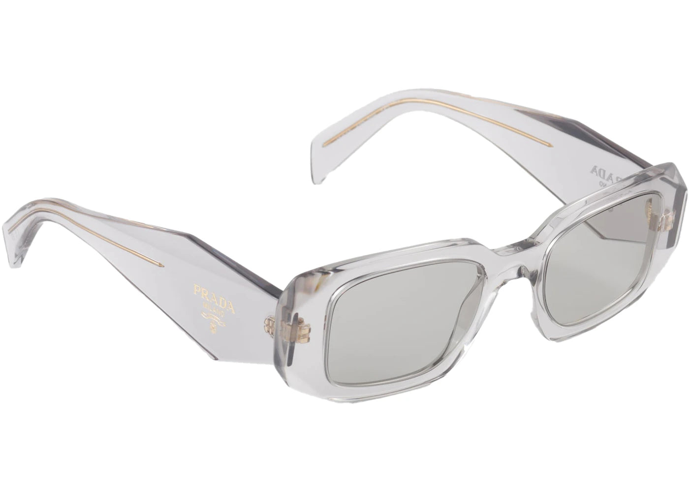 Prada Symbole Sunglasses Clear/Light Grey (SPR17W_E12R_FE30B_C_049)