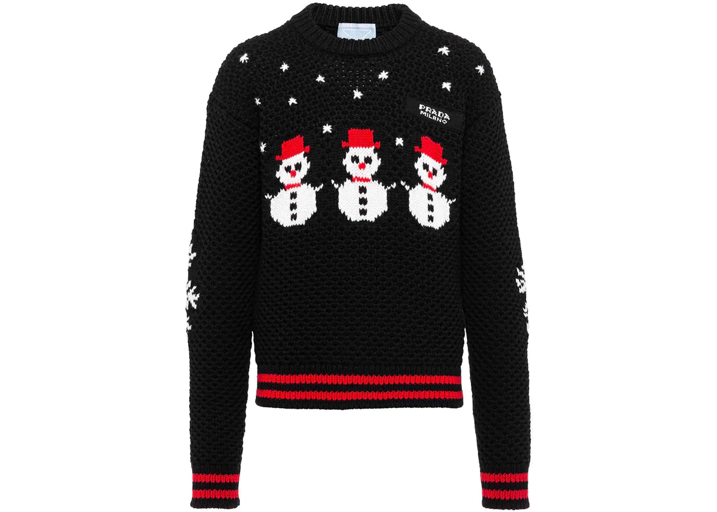 Prada Timecapsule December 2021 Wool Sweater Black