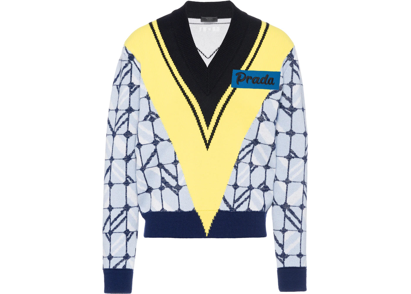 Prada Timecapsule February 2021 Cardigan Navy