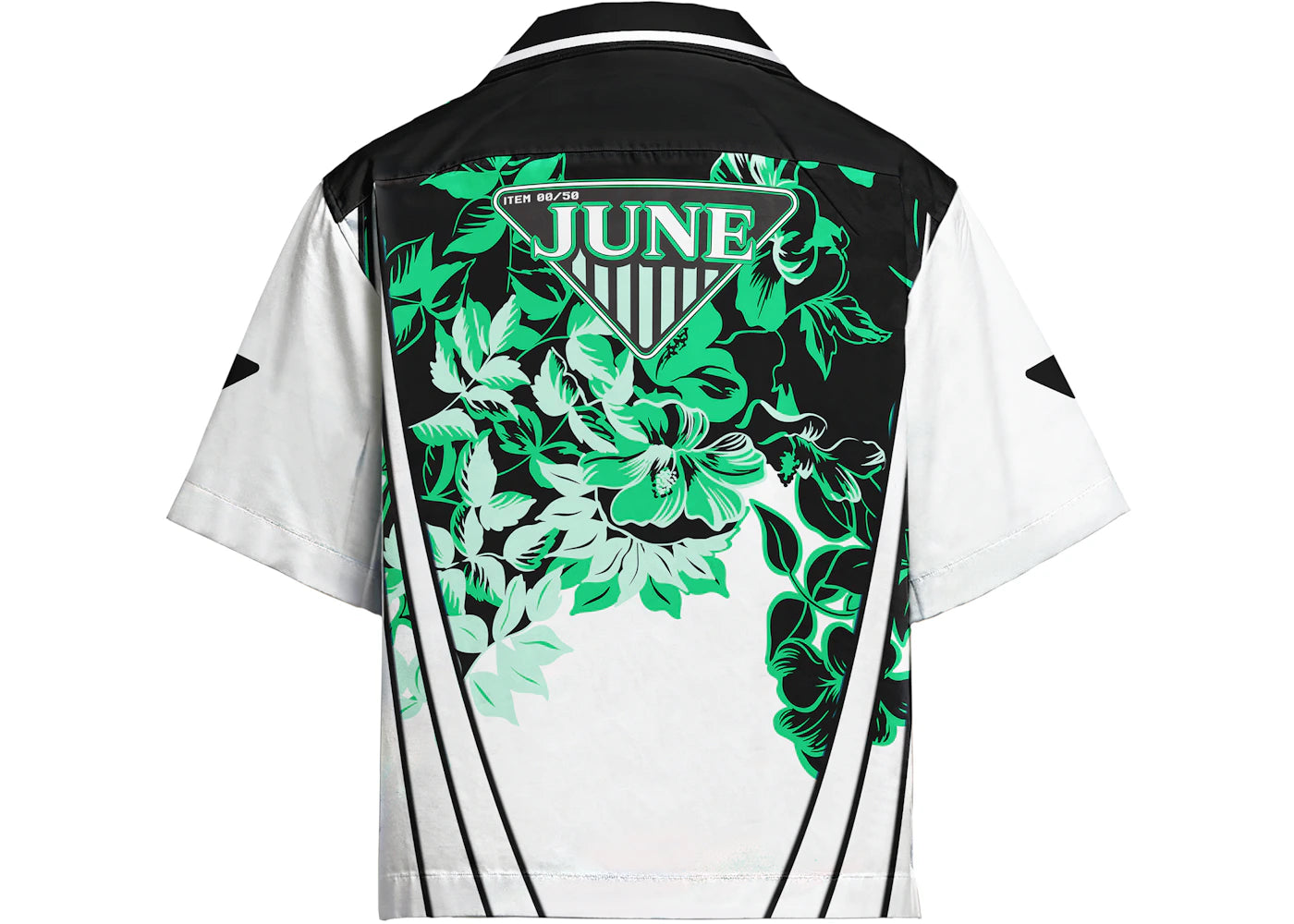 Prada Timecapsule June 2021 Poplin Shirt White/Mint Green