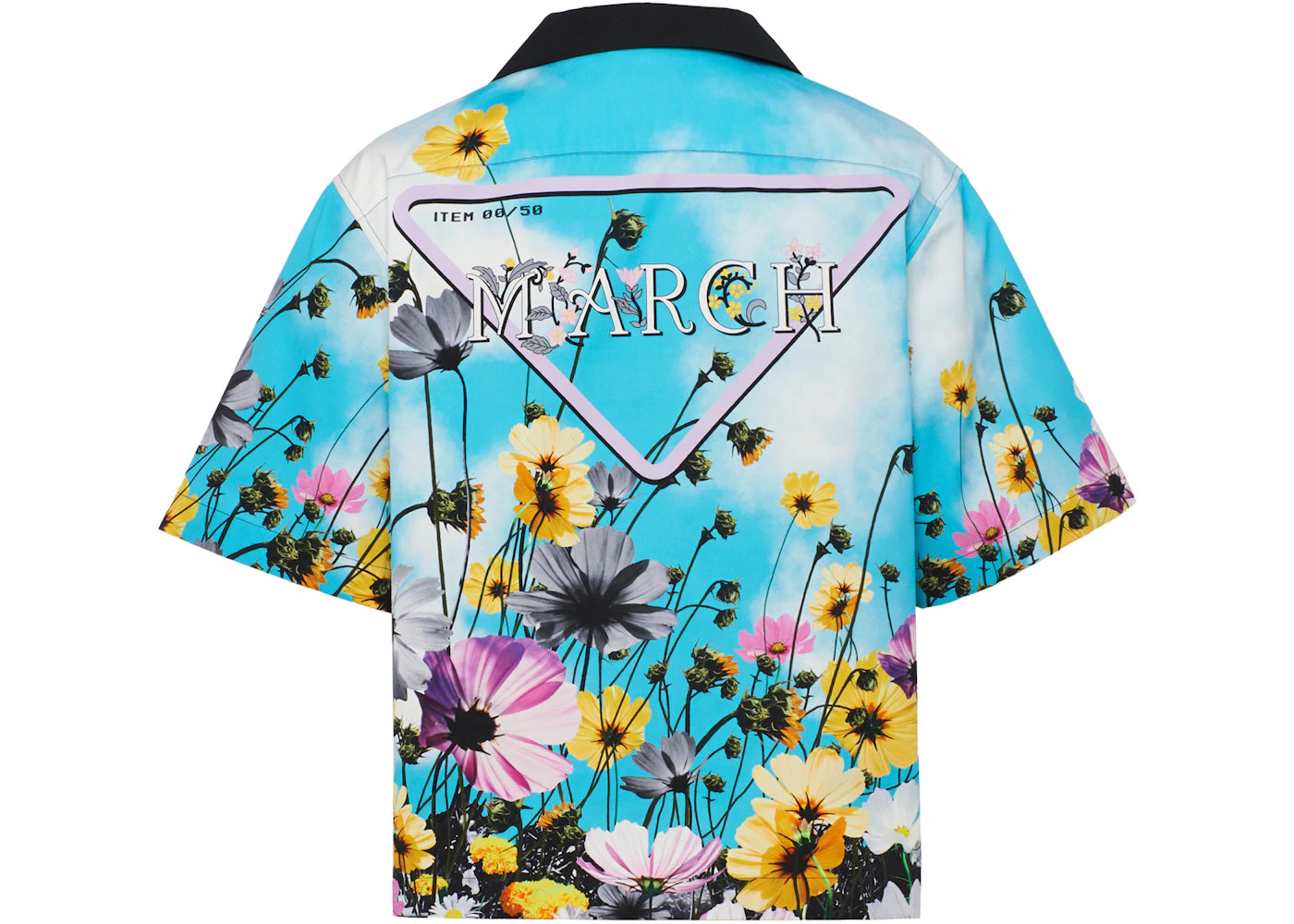 Prada Timecapsule March 2020 Poplin Shirt Blue