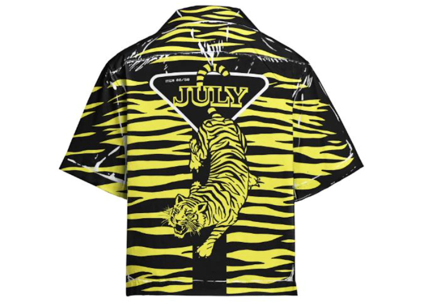 Prada Timecaspsule July 2021 Poplin Shirt Yellow/Black