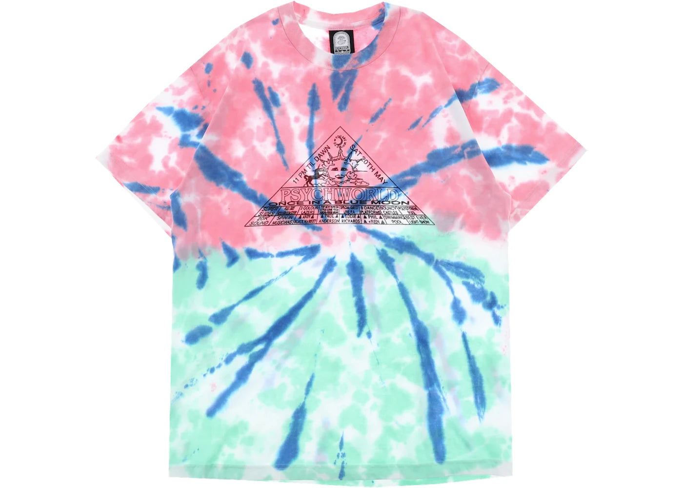 Psychworld Ecstacy Logo Tee Tie Dye