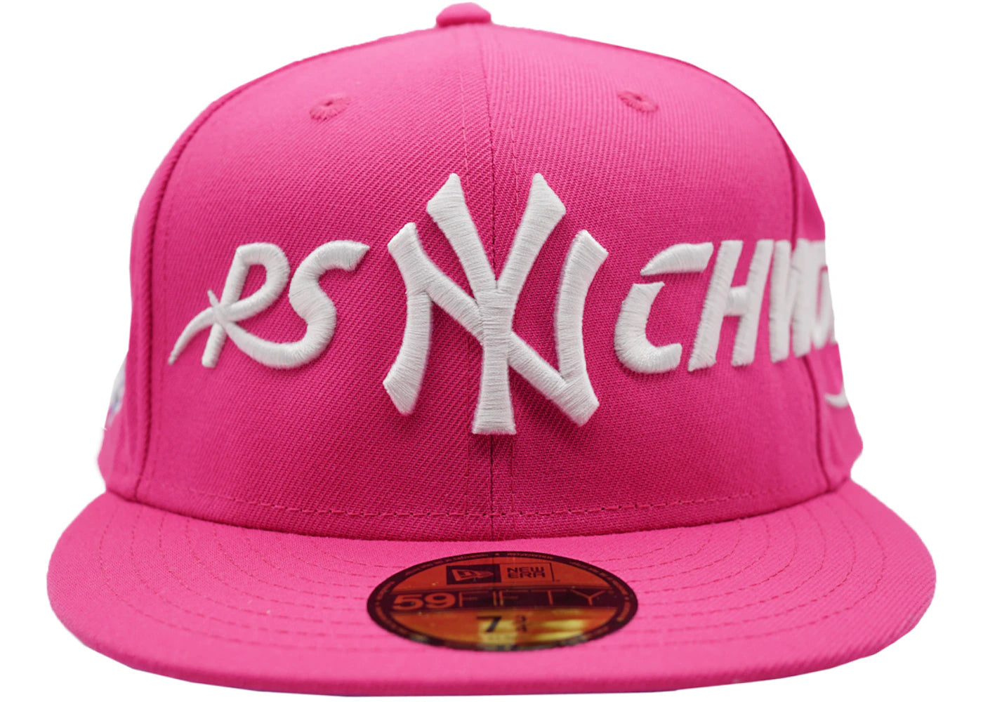 Psychworld New Era NY 59Fifty Fitted Hat Pink