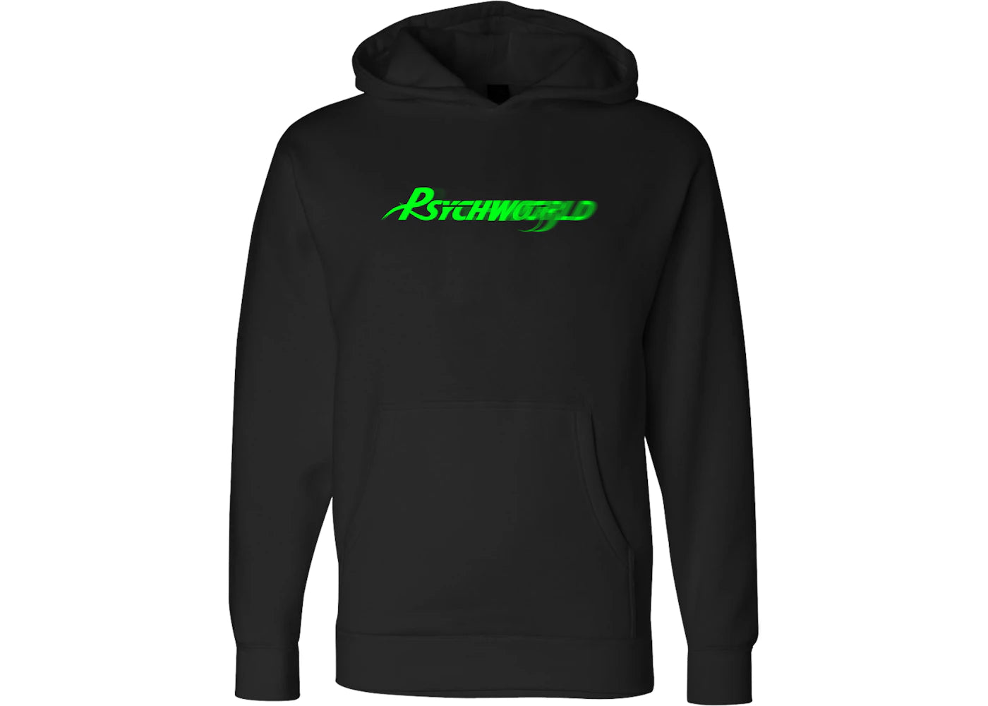 Psychworld Pullover Hoodie Black