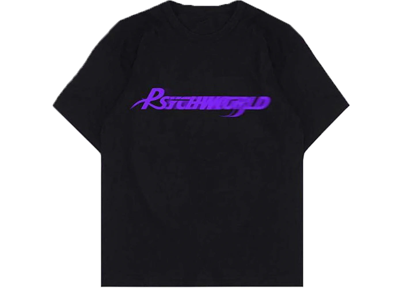 Psychworld Purple Logo Tee Black