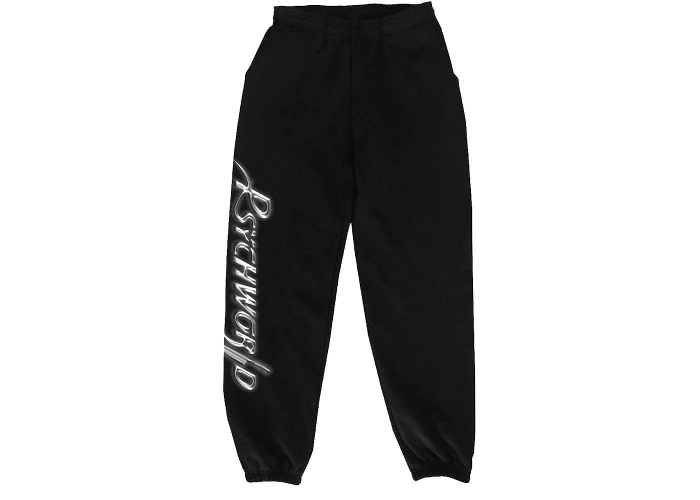 Psychworld x Lancey Foux Chrome Sweatpants Black