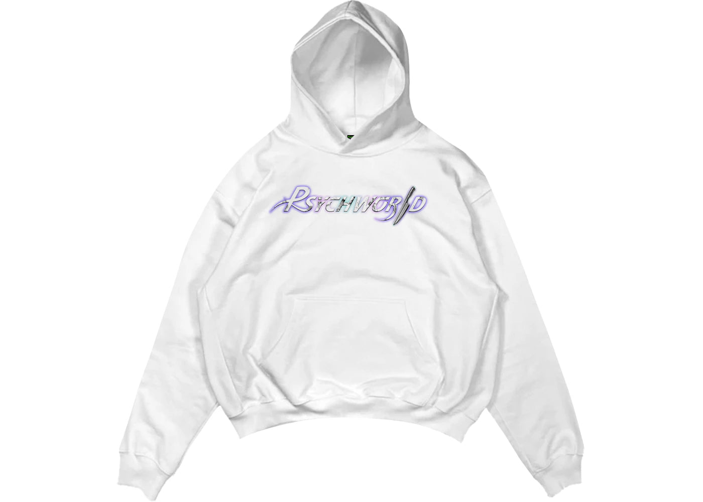 Psychworld x Lancey Foux Marble Hoodie White