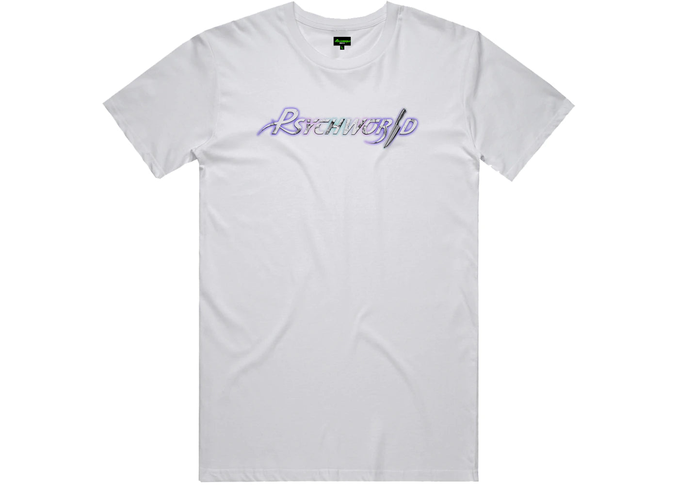 Psychworld x Lancey Foux Marble T-shirt White