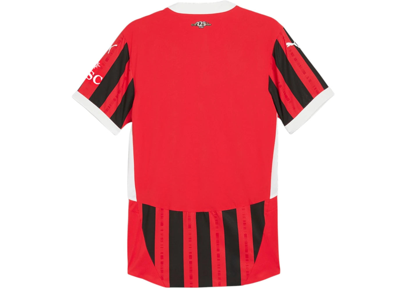 Puma AC Milan Home Authentic Crew Neck Short Sleeve Soccer Jersey For All Time Red/Black
