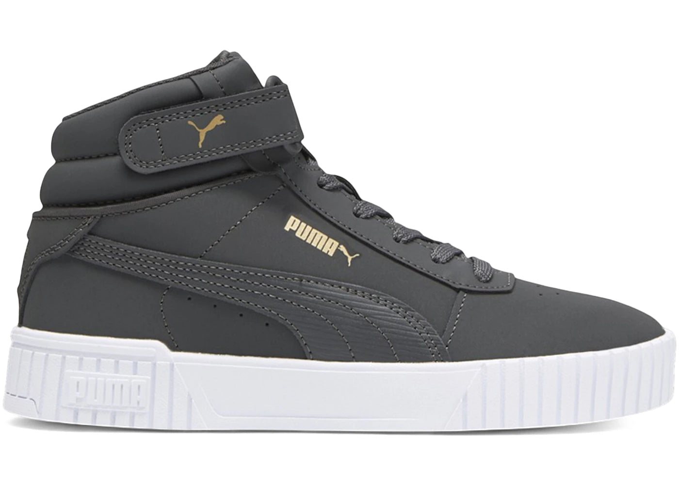 Puma Carina 2.0 Mid Lux Asphalt Team Gold (Women's)