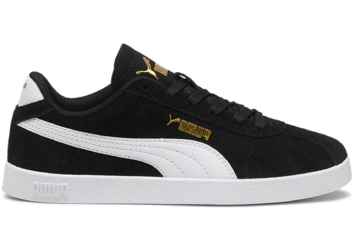 Puma Club II Black White Gold (GS)