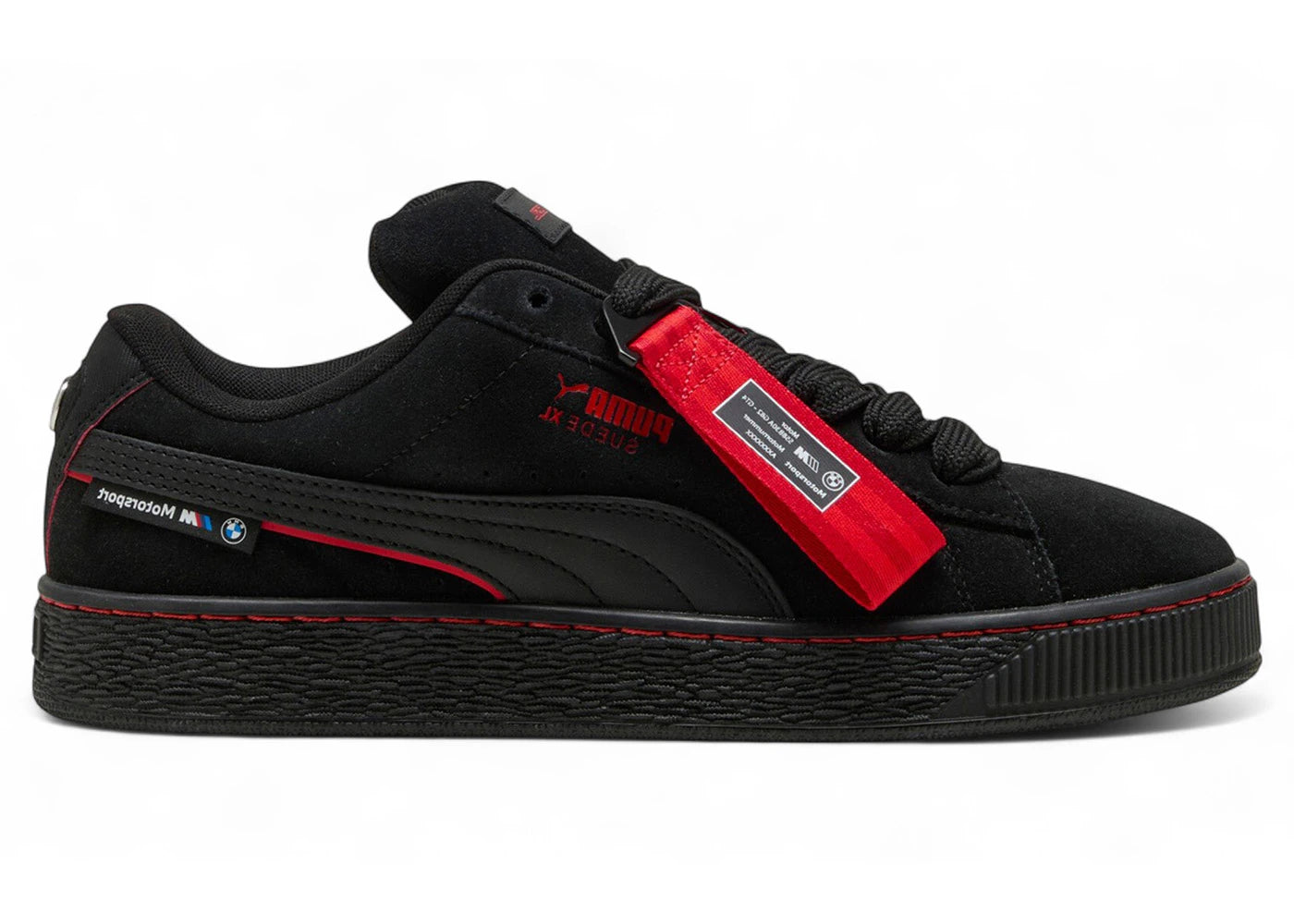 Puma Suede XL BMW M Motorsport Black Pop Red
