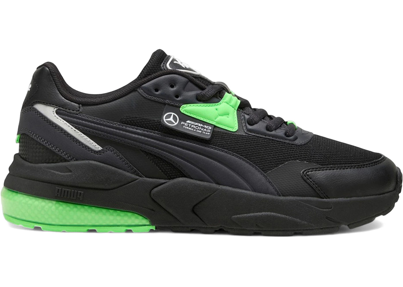 Puma Vis2K Mercedes-AMG Petronas F1 Black Flat Dark Gray