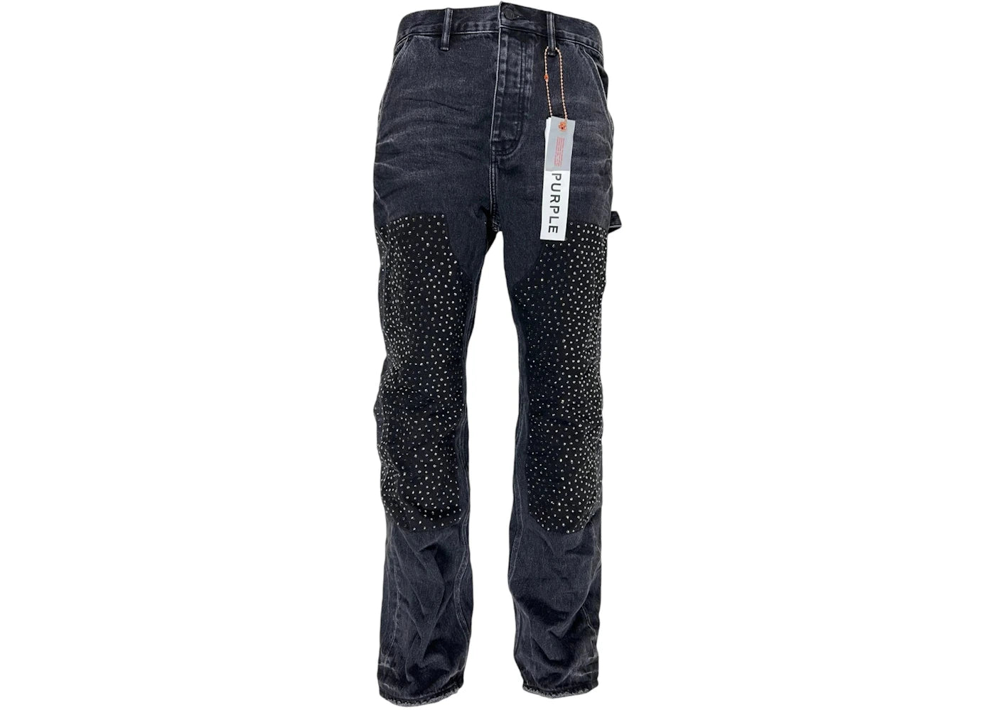 Purple Brand Crystal Carpenter Jean Black