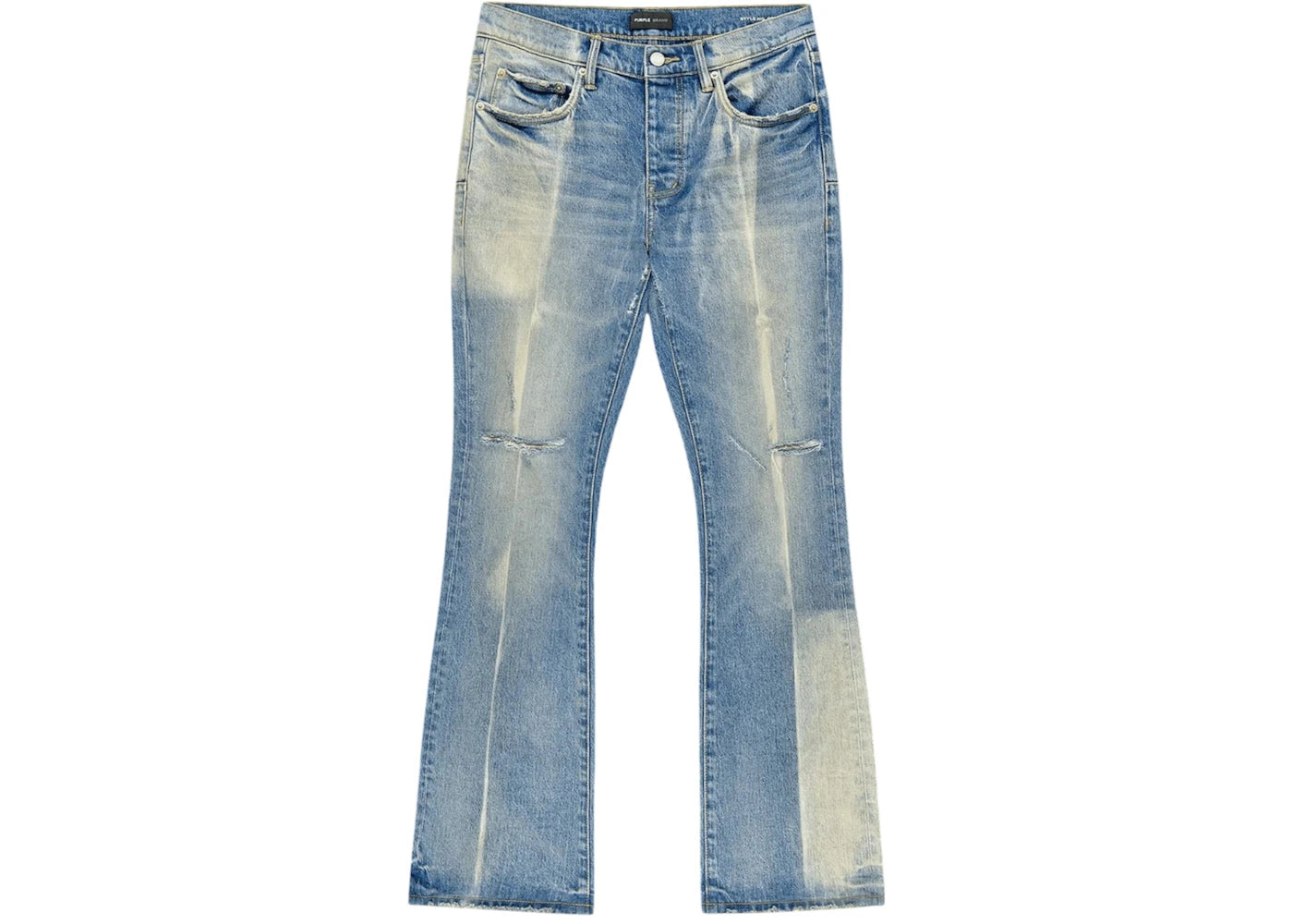 Purple Brand Gaia Blowout Flare Jean Indigo