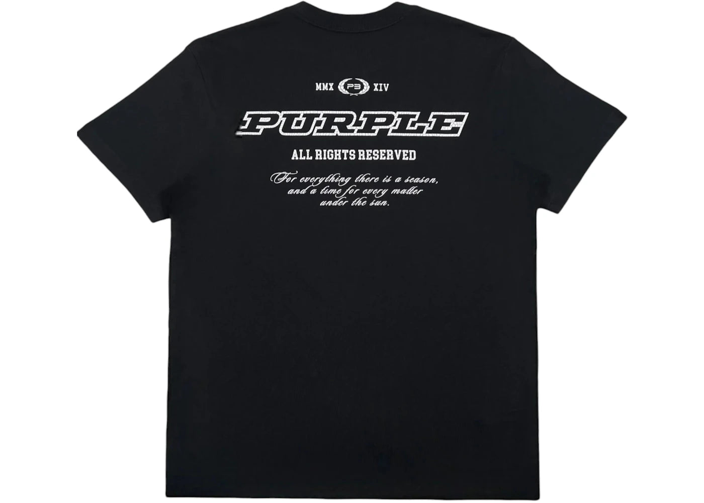 Purple Brand HWT Jersey S/S Tee Black
