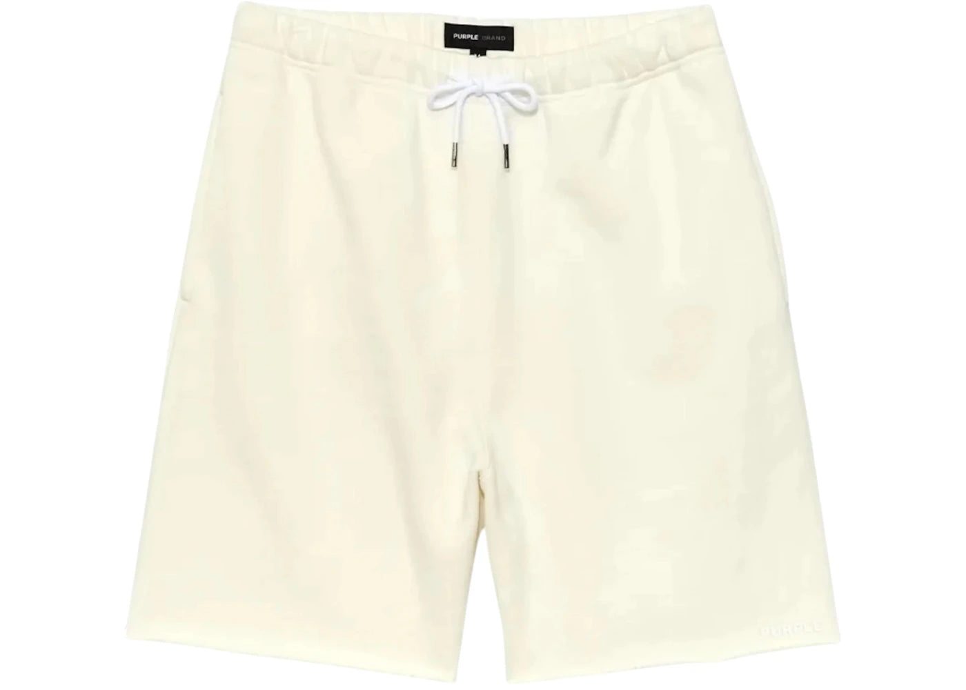 Purple Brand Hvy Fleece Short Off White Shorts White