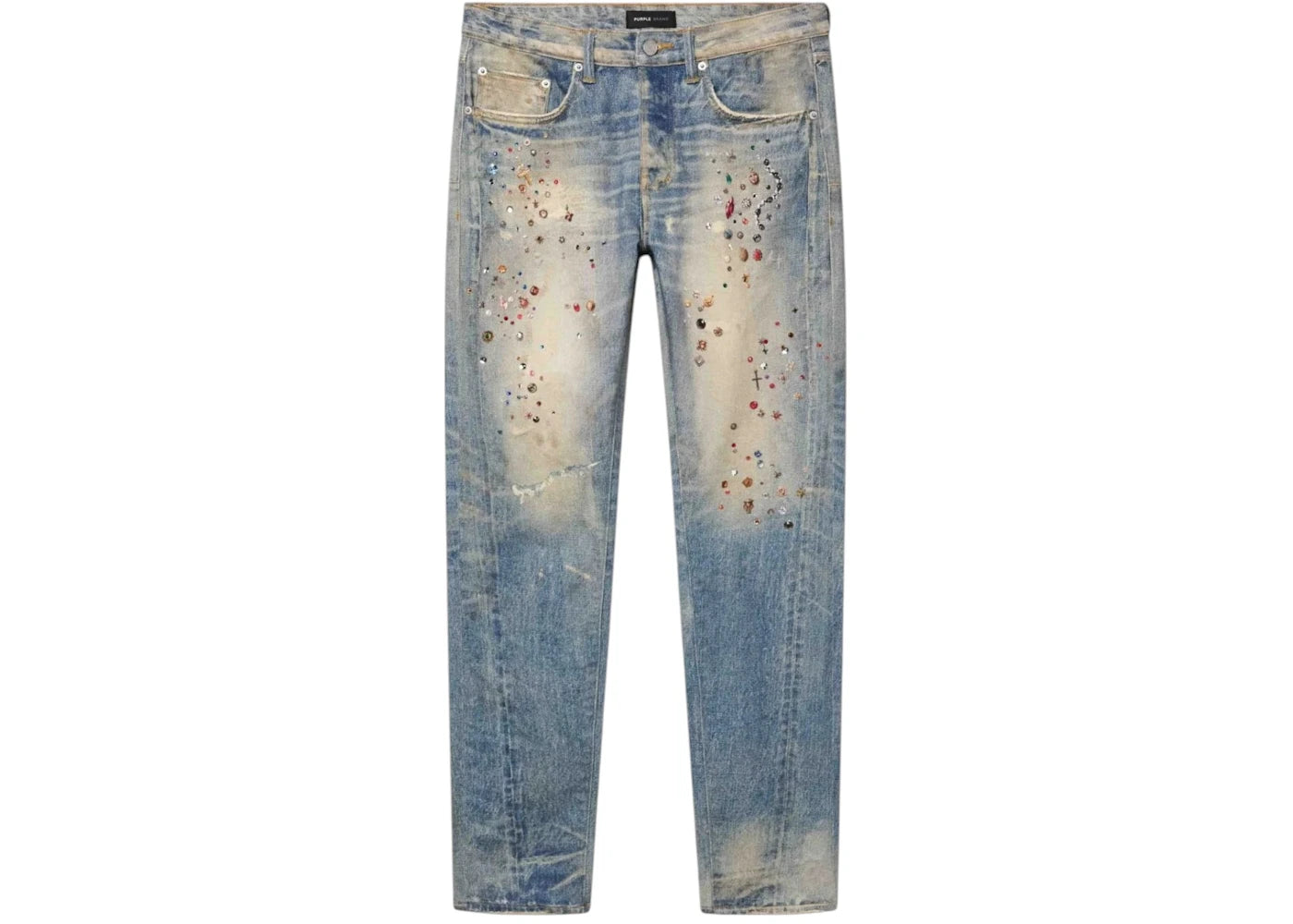Purple Brand Skinny Cyanine Jewel Jeans Indigo