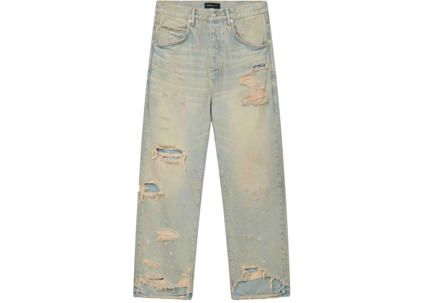 Purple Brand Verditer Destroyed Jeans Indigo