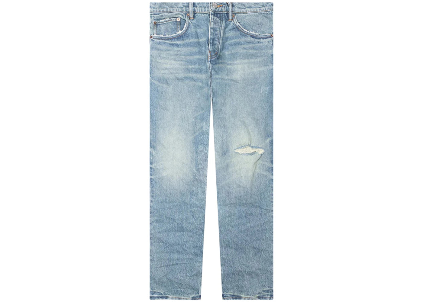 Purple Brand Vintage Knee Blowout Jeans Mid Indigo