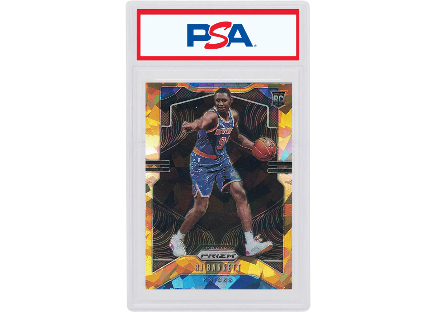 RJ Barrett 2019 Panini Prizm Rookie Orange Ice #250 (PSA or BGS Graded)