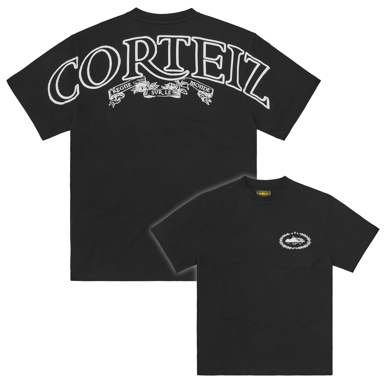 Corteiz Royale Heavyweight Tee Black