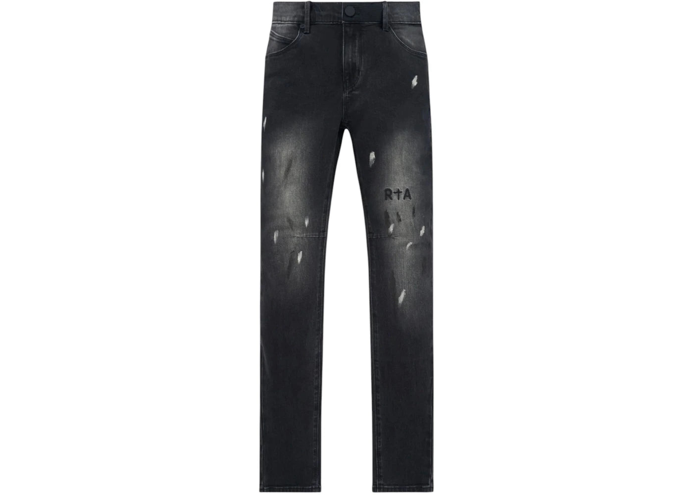 RtA Bryant Inkstone Paint Jeans Black