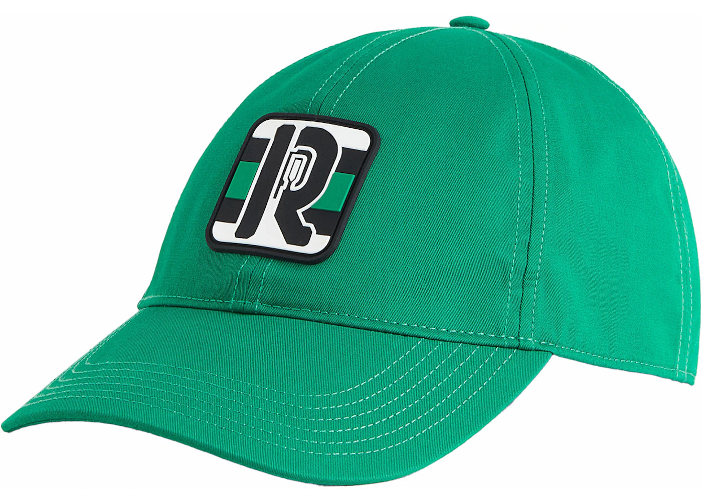 Rabanne H&M Appliqued Cotton Cap (Mens) Green