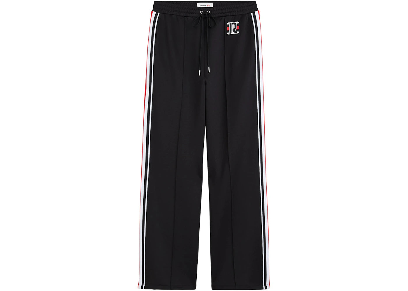 Rabanne H&M Appliqued Track Pants Black