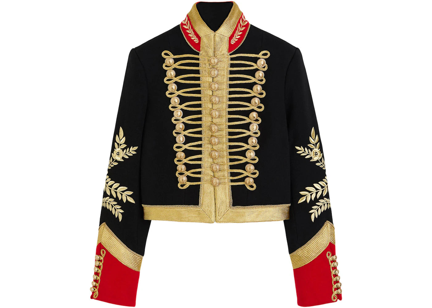 Rabanne H&M Embroidered Wool Jacket Black