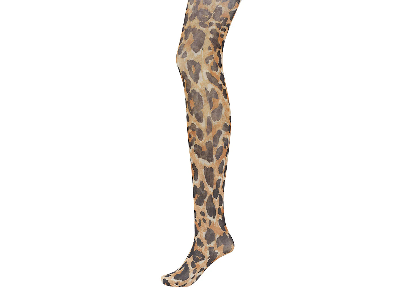 Rabanne H&M Leopard-Print Tights Leopard-Print