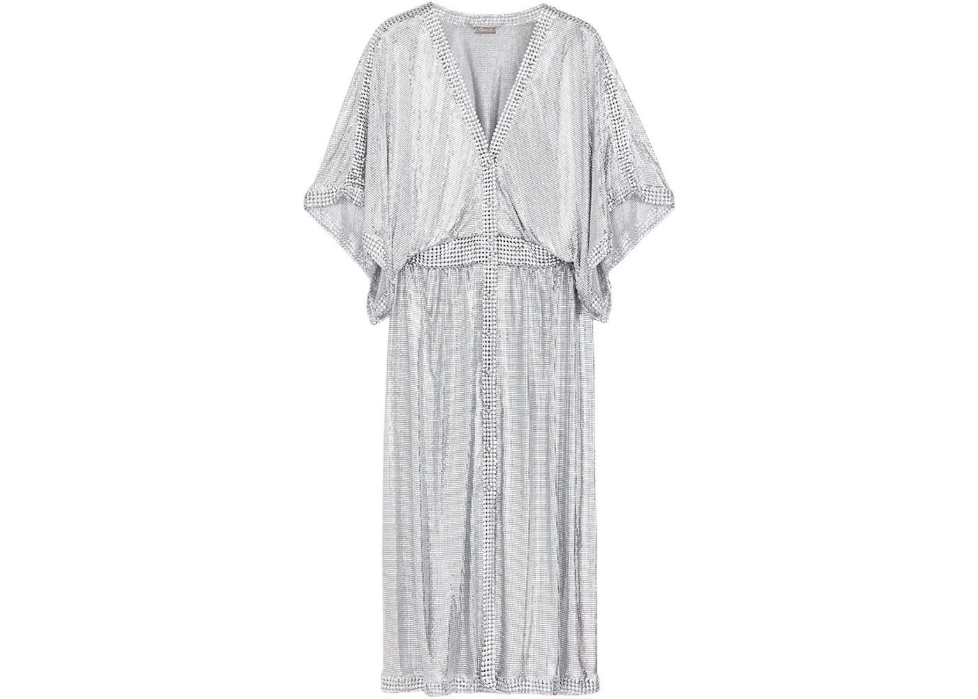 Rabanne H&M Metal-Mesh Dress Silver