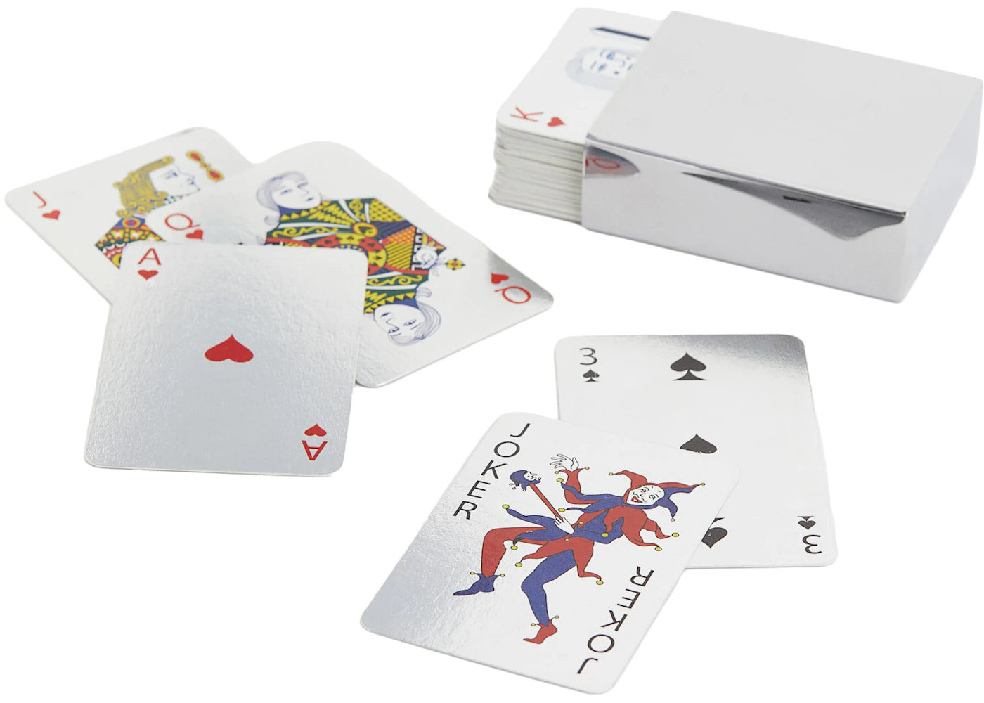 Rabanne H&M Playing Cards Silver