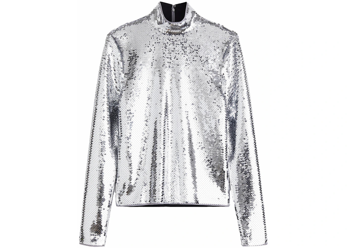 Rabanne H&M Sequined Shirt (Mens) Silver