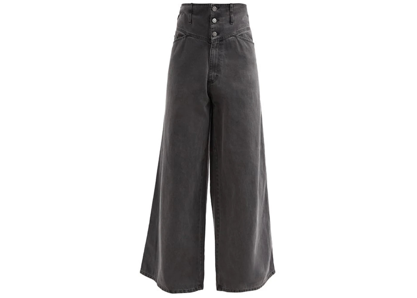 Raf Simons Archive Redux AW04 Oversized Wide Leg Jeans Black