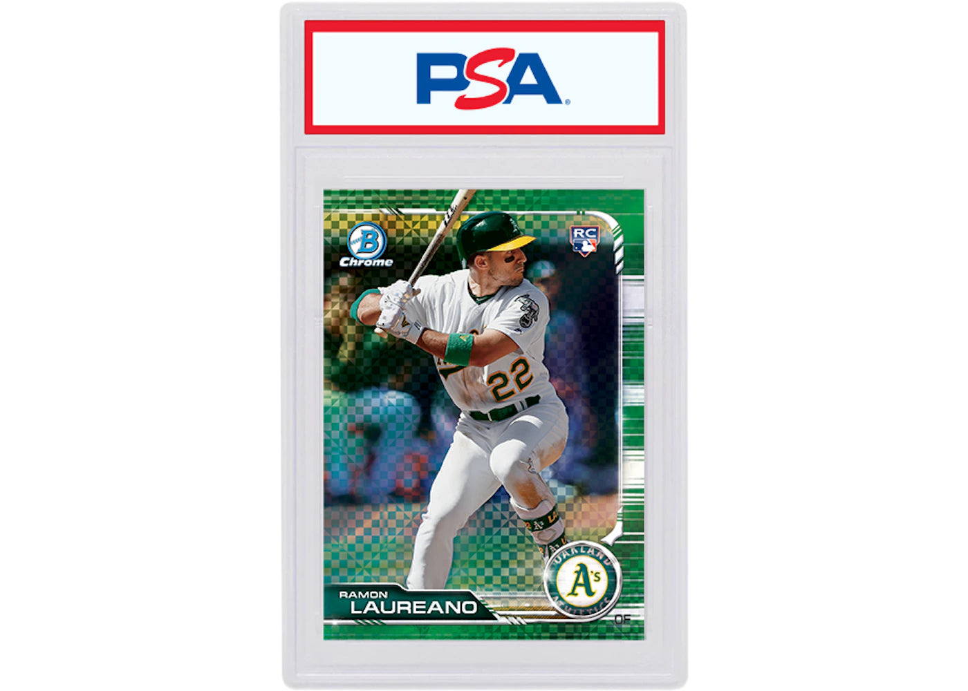 Ramon Laureano 2019 Bowman Chrome X Rookie Green X-Fractor /31 #67 (PSA or BGS Graded)