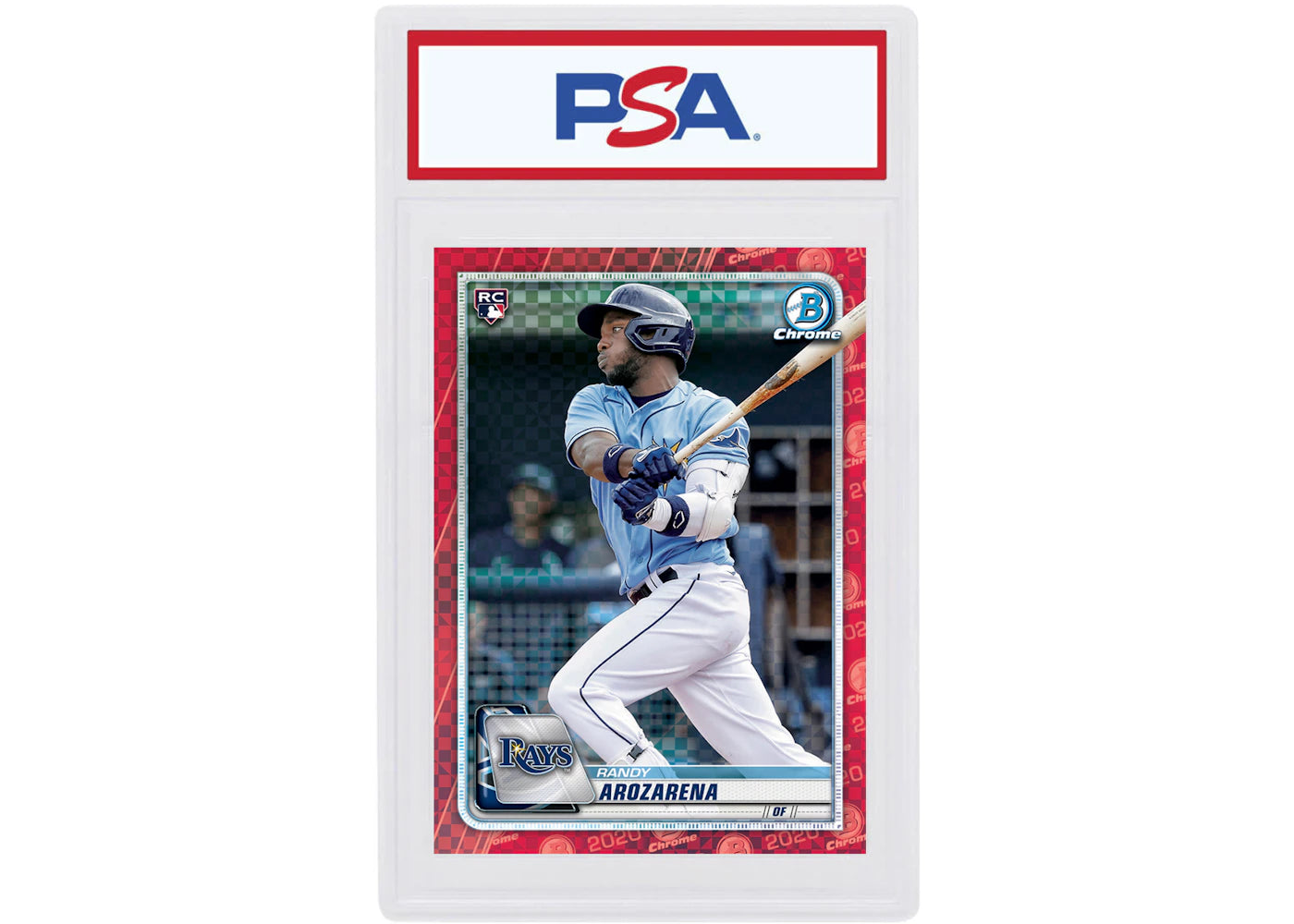 Randy Arozarena 2020 Bowman Chrome X Rookie Red X-Fractor 1/1 #11 (PSA or BGS Graded)
